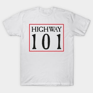 Highway 101 (black) T-Shirt
